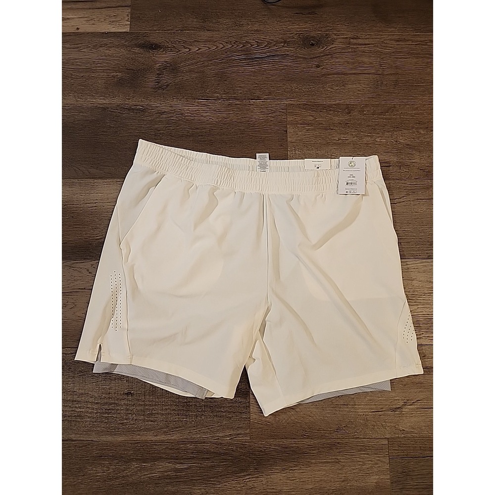 Athletic Works Mens Size 2XL (44-46) 2 In‎ 1 Built-in Shorts 8" Inseam NWT